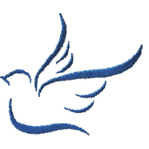 Holidays Embroidery Design: Abstract Dove from Grand Slam Designs