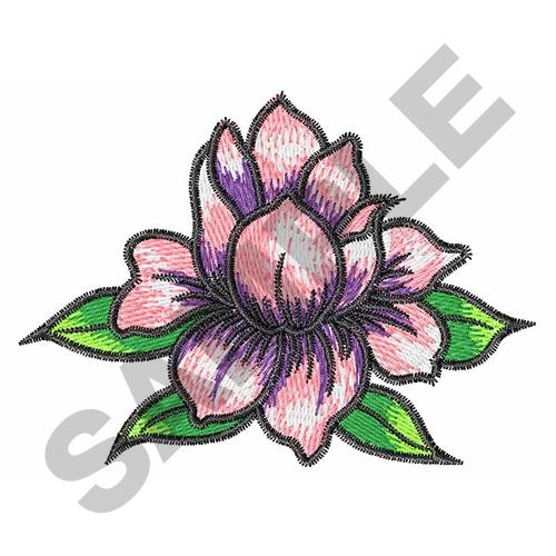 Lotus Flower Embroidery Design Annthegran