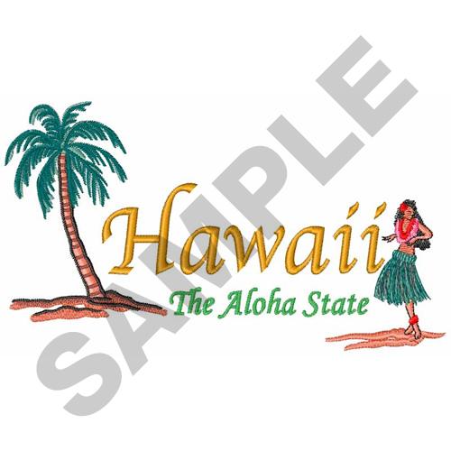 HAWAII Embroidery Design AnnTheGran