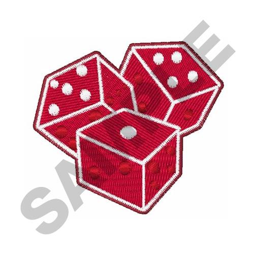 Dice Embroidery Design AnnTheGran