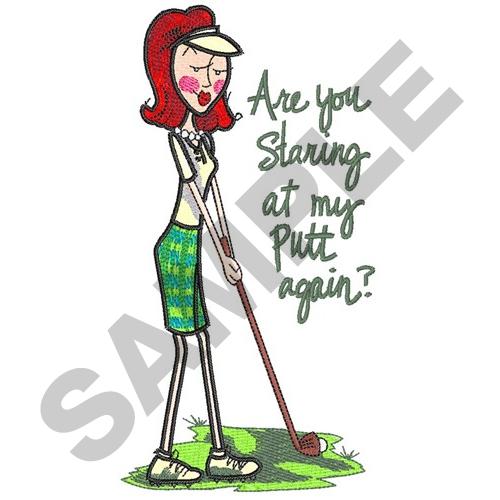 You Golf Girl! 1 Embroidery Design Collection CD