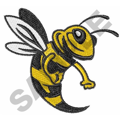 Yellow Jacket Mascot Embroidery Design Yellow Jacket Mascot Embroidery Design