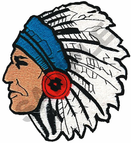 Indian Chief Embroidery Design Annthegran 5479