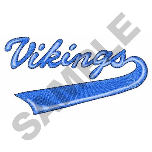 VIKINGS SPORTS TEAM Embroidery Design AnnTheGran