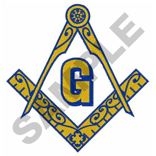 MASONIC EMBLEM Embroidery Design | AnnTheGran