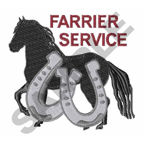 FARRIER SERVICE Embroidery Design | AnnTheGran