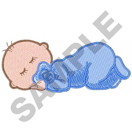 BABY BOY SLEEPING Embroidery Design | AnnTheGran