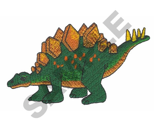 STEGOSAURUS Embroidery Design | AnnTheGran