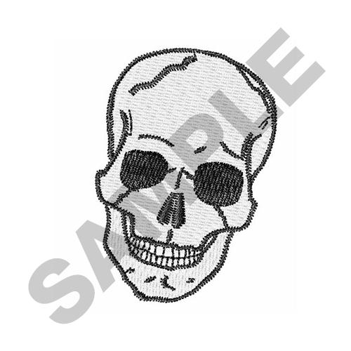 skull embroidery