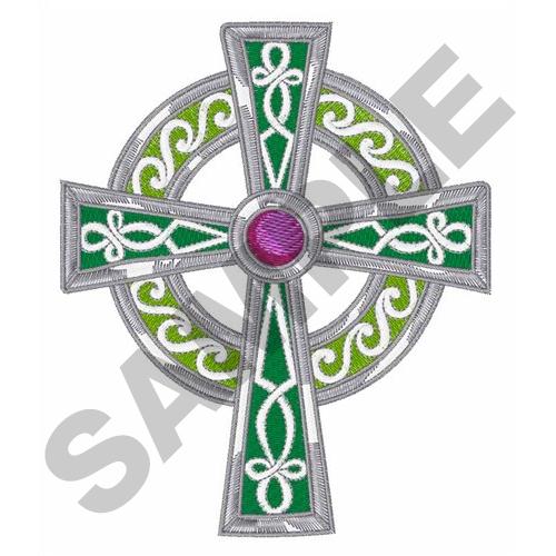 LARGE CELTIC CROSS Embroidery Design AnnTheGran Celtic floral cross 2 embroidery design