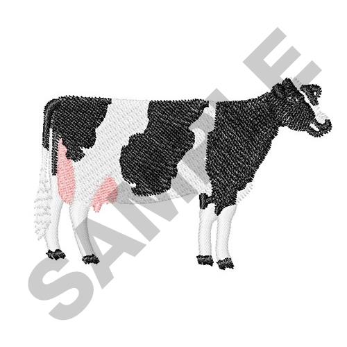 Small Holstein Embroidery Design 