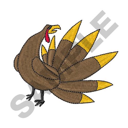 Free small turkey embroidery design  annthegran Free small turkey embroidery design  annthegran