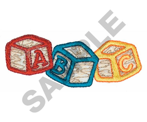 ABC BLOCKS Embroidery Design | AnnTheGran