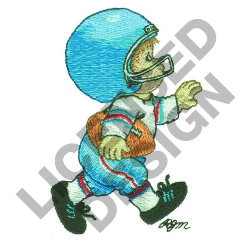 FOOTBALL PLAYER Embroidery Design AnnTheGran