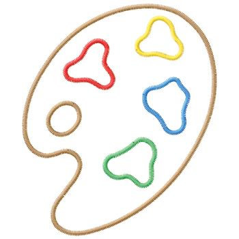 Paint Palette Embroidery Design Paint Palette Embroidery Design