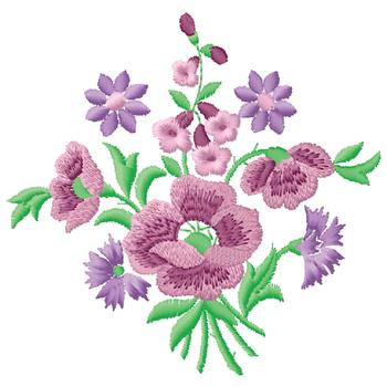 Bunch Of Flowers Embroidery Design | AnnTheGran