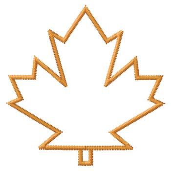 Maple Leaf Embroidery Design | AnnTheGran