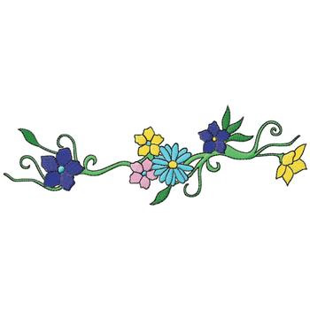 Floral Border Embroidery Design | AnnTheGran