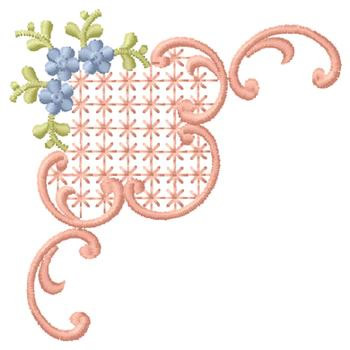 Corner Cross Stitch Border Embroidery Design | AnnTheGran