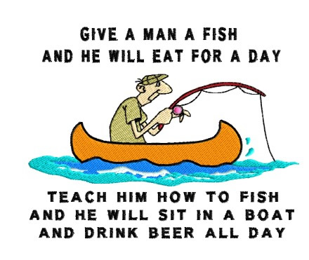 Free Give A Man A Fish Embroidery Design AnnTheGran