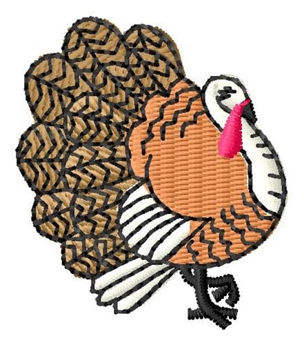 Turkey Embroidery Design | AnnTheGran