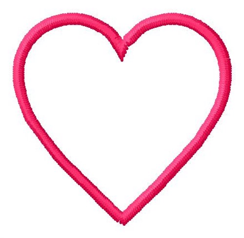 Heart Outline Embroidery Design | AnnTheGran