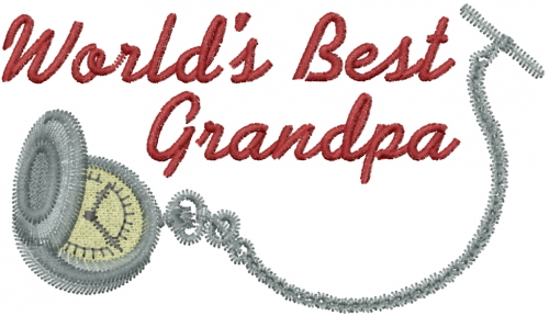 Best Grandpa Embroidery Design Annthegran