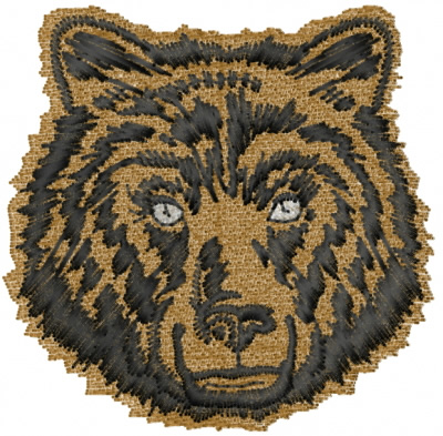 Bear face embroidery design  annthegran Bear face embroidery design  annthegran