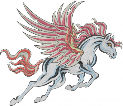 Pegasus Embroidery Design | AnnTheGran