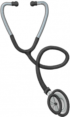 Stethoscope Embroidery Design | AnnTheGran