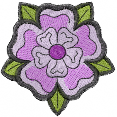 Yorkshire Flower Embroidery Design | AnnTheGran