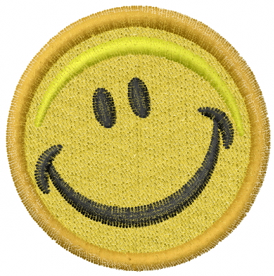 Smiley Face Embroidery Design | AnnTheGran