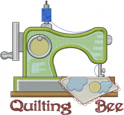 Quilting Bee Embroidery Design AnnTheGran