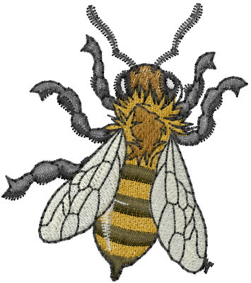 Honey Bee Embroidery Design | AnnTheGran