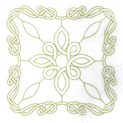 Celtic Square Embroidery Design | AnnTheGran