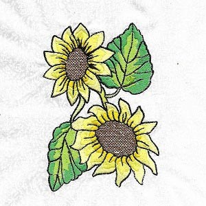 Sunflowers Embroidery Design | AnnTheGran