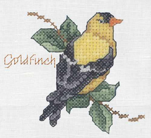 Goldfinch Counted Crossstitch Chart