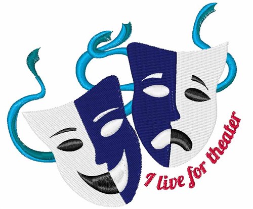 Live for theater embroidery design  annthegran Live for theater embroidery design  annthegran