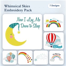 Hot Air Balloons Embroidery Design | AnnTheGran.com