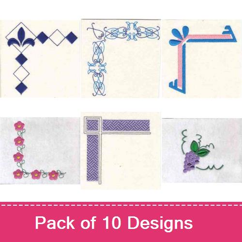simple embroidery border patterns