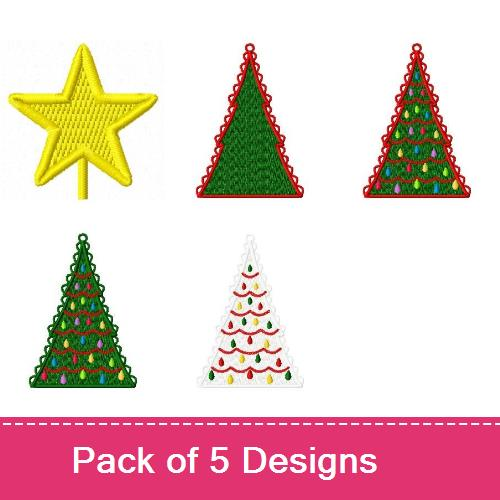 3D Christmas Trees 