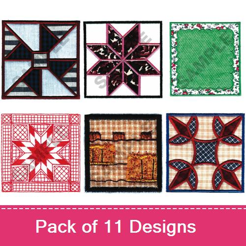 Quilting Squares & Block Embroidery Designs