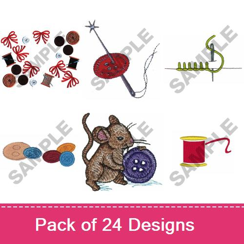 Get Reel! Embroidery design pack by Great Notions, Embroidery Packs on