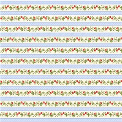 Strawberry Garden Collection Packed Strawberries Cotton Fabric 506-86