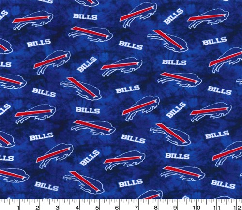 NFL New England Patriots Tie Dye Flannel - Fabric - Team Fabric