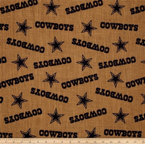 NFL - Dallas Cowboys Navy White Yardage Size 58/60 in Blue Cotton Novelty | Fabric Traditions