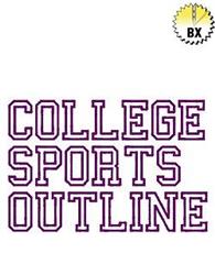 College Sports 2 Color Embroidery Font