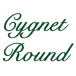 Cygnet Round Embroidery Font | AnnTheGran.com