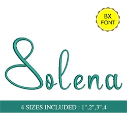 Solenn Lettering Solena Font Embrilliance Embroidery Font | AnnTheGran.com