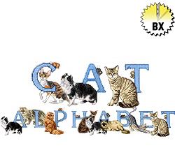 ◆Cat◆ Cat Alphabet Embrilliance Embroidery Font | AnnTheGran.com